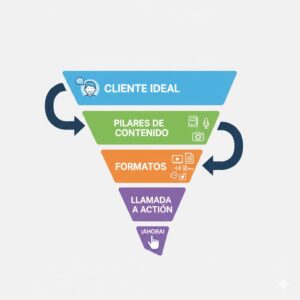 Embudo de contenido estratégico para atraer clientes reales