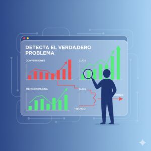 Analizando métricas para identificar por qué una web con tráfico no genera ventas