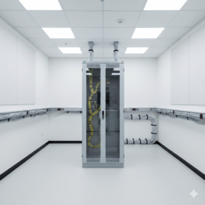 Infraestructura empresarial estable para sistema administrativo.