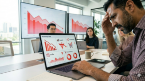 marketing digital bajo rendimiento resultados negativos frustracion negocio