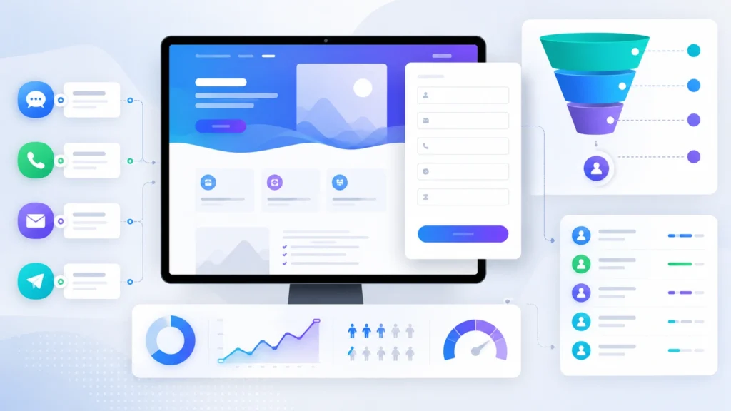 landing page con formularios y medición para generar prospectos desde un sitio web